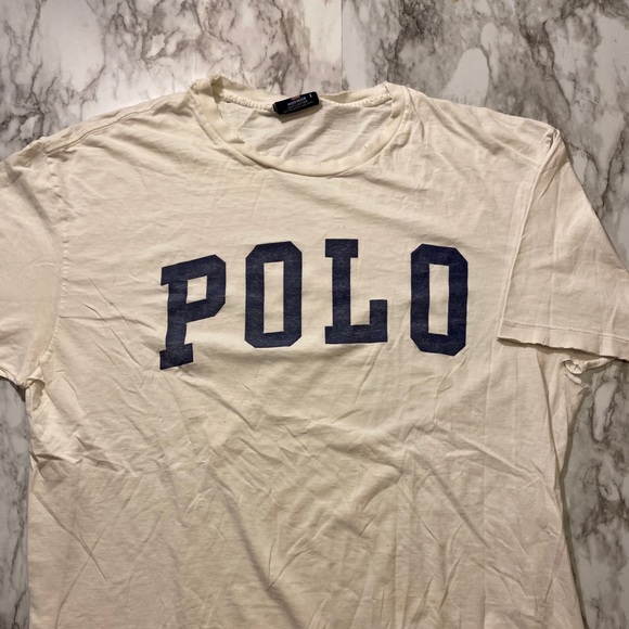 Vintage Polo Spellout T shirt - Picture 1 of 6